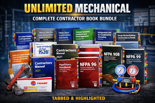 Florida Mechanical Contractor Complete Book Bundle (Trade ONLY) – Highlighted & Tabbed