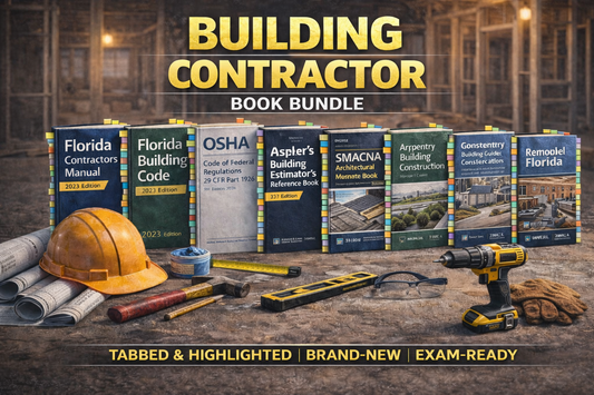 Florida Building Contractor Book Bundle (Trade ONLY) - Tabbed & Highlighted