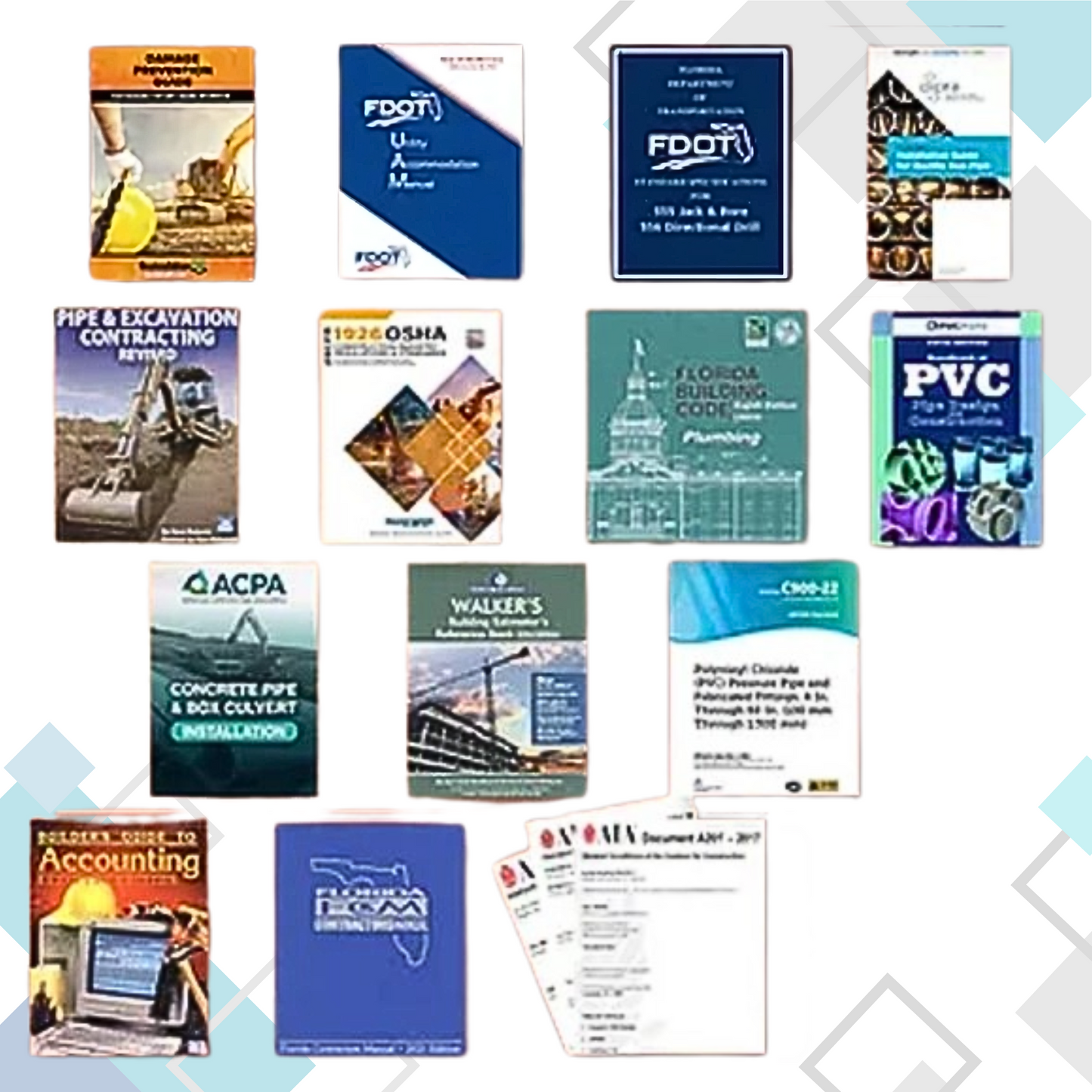 Underground Utility Contractor - Tabbed Full Book Sets